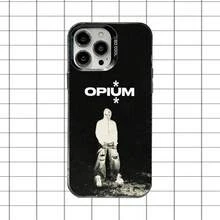 Funda para Ken Carson More Chaos compatible con 17, 16, 15, 14, 13, 12, 11, Pro, Max, Plus, funda dura mate negra a prueba de golpes - z2 - Ver 9