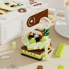 Dessert Cake Building Blocks, Baking Series, Dessert Parties, DIY Birthday Gifts, Micro Particle Building Blocks, Puzzle Puzzle Collage Ornaments, Beautiful Color Matching, Exquisite Shape, 200-400pcs. Clear Hierarchy, Bright Colors, Realistic Shape, Home Decoration/Office Ornaments/Gift Exchange (Christmas, Mother's Day, Valentine's Day), Store Display/Collectible Art Ornaments