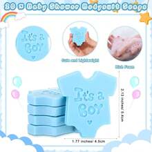 60pcs Newborn Baby Gender Reveal Party Event Exclusive Gift Set Suitable For Baby Shower And Themed Party