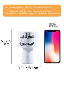 Bruciatore di incenso in resina semplice e di lusso con base, bruciatore e supporto. Adatto per la decorazione della casa, stanze, sale (come centrotavola), uffici, spazi yoga e feste, creando un'atmosfera elegante. Può essere utilizzato anche per la decorazione dei templi. - Multicolore - Visualizzare 7