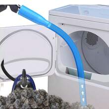 Dryer Vent Cleaner Kit Vacuum Attachment - Multiple Combinations V1 Lint Remover Power Washer And Vacuum Hose Quickly Removes Lint - Màu xanh lam - Xem 1