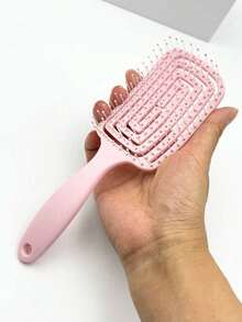 Curl Rescue - Sisir Pijat Rambut Panjang Wanita Ini Memiliki Desain Berongga, Aksesori Rambut - MultiWarna - View 10