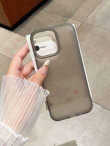 极简哑光半透明黑色手机壳，兼容 17 Pro Max、16、16 Pro Max、16 Pro、16 Plus - 黑色 - 查看 5