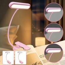 Rechargeable Clip-On LED Reading Light With Adjustable Gooseneck Arm, 3 Color Modes And 10-Level Brightness Adjustment - Ideal For Nighttime Reading In Bed, Study Or Living Room, A Perfect Gift For Book Lovers - 1PC - View 2