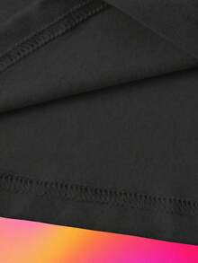 Camiseta Doble Color Mujer Fight like a MOTHER Moda Juvenil Estilo Urbano Última  Oferta Especial  Calidad Premium - Negro - Ver 3