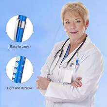 2/3/4/5/6/7 buah Senter LED Isi Ulang dengan Pengukur Pupil, Cocok untuk Penggunaan Sehari-hari Perawat dan Staf Medis, dengan Klip Saku, Hadiah Luar Biasa untuk Perawat dan Dokter, untuk Berkemah dan Bepergian - MultiWarna - View 6