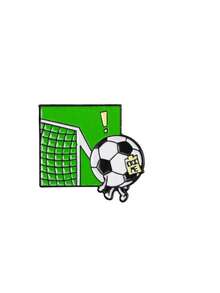 1pc 2026 World Cup Football Brooch, Cute Cartoon Zinc Alloy Lapel Pin, Creative Backpack Accessory Sports Series Badge