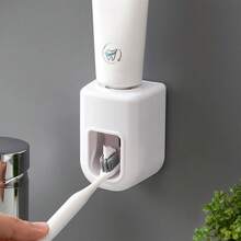 Automatic Toothpaste Dispenser, Bathroom Wall-Mounted Toothpaste Squeezer, Hands-Free Toothpaste Holder, Minimalist Slouchy Toothpaste Rack Bathroom Accessories Bathroom Tools