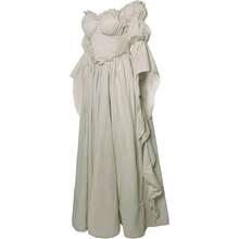 New Medieval Court Dress, Retro Style, European And American Stage Performance Long Dress. - Redwood - View 3