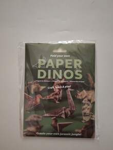 1 Set DIY Origami Animal Craft Kit & S - Step-By-Step Book With Pre-Cut Foldable Paper To Make Cats, Dogs, Dinosaurs, Rabbits, Birds - All Ages Art Activity, Party Supplies & Christmas Gifts (No Glue/Easy Assembly)