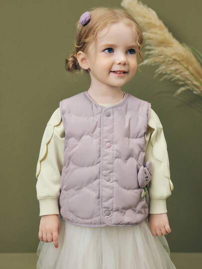 mini bala Áo phao lông vũ cho bé trai và bé gái, lớp chống thấm nước, chống gió, ấm áp