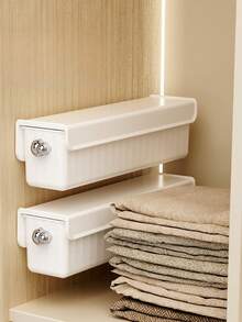 1/2pcs Underwear, Underwear, Socks Storage Box, Wall Mounted Household Storage, Close Fitting Clothing Hanging, Three In One Organizer And Storage Tool