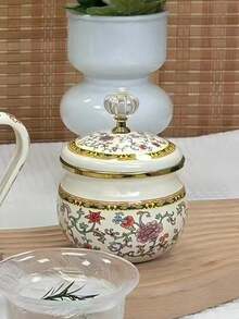 一套 1000ml 搪瓷茶壶（带滤网）、搪瓷罐、中东风格复古窄嘴搪瓷水壶、镀金搪瓷水壶、四季通用多功能耐热茶壶/咖啡壶/奶壶、防碎油/醋/水瓶、精致家居桌面装饰水壶以及节日聚会礼品水壶。 - 喀什風情 - 查看 6