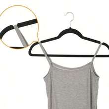 高级天鹅绒衣架套装，防滑薄绒毛衣架，结实耐用，重型外套和西装衣架，衣柜专用耐用西装衣架，理想的衣柜用品 5/10/20/30个装 - 彩色 - 查看 8