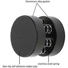 Soporte de Aislamiento de Puntas de Altavoces de Resorte de Aluminio, 4 Piezas Soporte de Almohadillas de Aislamiento de Audio de Puntas de Altavoces de Resorte, para Altavoces Reproductores de(default) - Multicolor - Ver 8