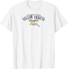 Georgia Tech Yellow Jackets Bow Arch White T-Shirt - trắng - Xem 1