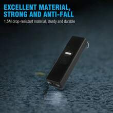 1pc Black 8.6*2.5*1.6 Cm Mini Portable Arc Light, Compact Reusable Flashlight - Black - View 4