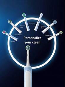 Oral-B Oral B Pro Vitality Pro D103with 4 Brush Heads Oscillating Electric Toothbrush - Multicolor - View 7