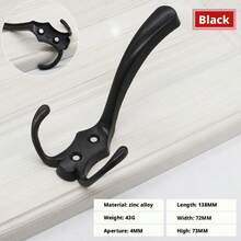 شماعة ملابس معدنية مثلثة، خطاف مثبت على الحائط لخزانة الحمام، ديكور عيد الميلاد