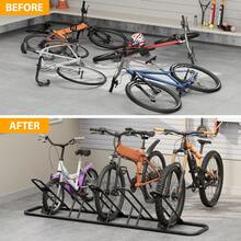 MR IRONSTONE MR IRONS TONE 5 Heavy-Duty Bike Floor Standing -7-Pound Capacity Bike Hanger, Sturdy Iron Structure, Space Saving Garage And Indoor Storage For Mountain/Road Bikes, Easy To Install (Black), Garage Organization | Efficient Space Saving | Sturdy Structure, Bike Rack - Black - View 6