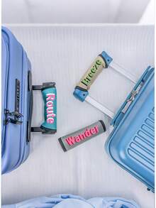 Personalized Luggage Handle Cover/Sleeve: Luggage Identifier, Travel Gift - W-255 Luggage Handle Cover - View 7