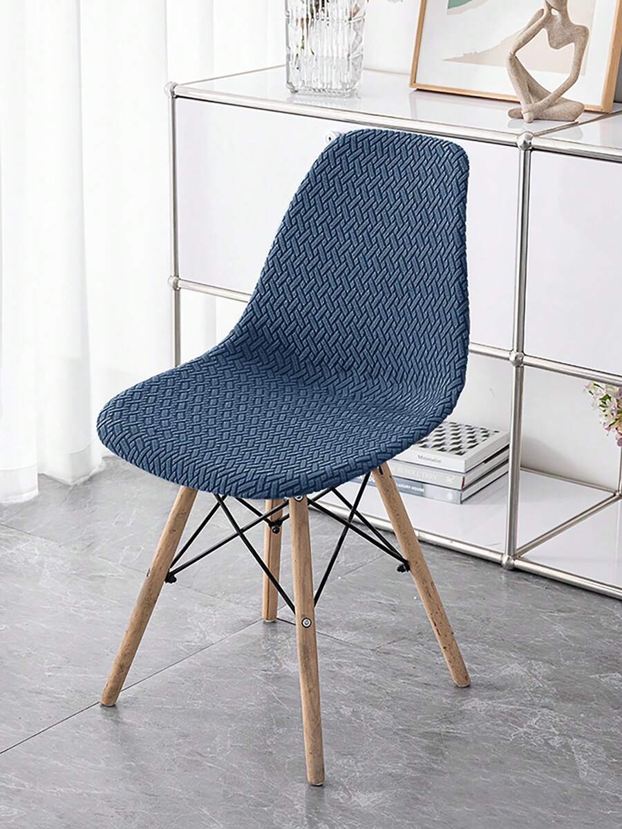 1件/2件/4件装抽象格子图案椅套，全包覆式椅套，通用家居装饰，餐椅套，四季皆宜，耐磨防污防猫抓，加厚防尘，高弹力椅套