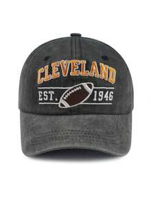 1pc Indianapolis Embroidered Washed Baseball Cap, Adjustable Outdoor Sun Protection Casual Hat Suitable For Travel, Beach, Vacation, Y2K Style For Young Adults - Baseball Cap - View 22