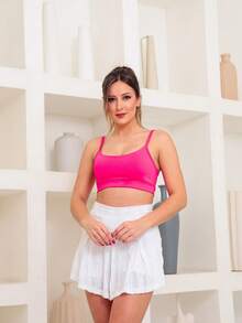 Moderna & Slim KIT 03 Fitness Strappy Top With Suplex Power Back Crossover - Back Xis Fitness Top - 1 黑色 1 白色 1 粉紅色 - 查看 3