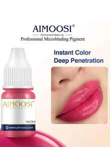 Henna Lip Liner Ink, Professional Permanent Makeup Pigment, Rose Pink Lip Pigment, Microblading Supplies - Multicolor - View 2