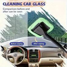 Car Front Windshield Cleaning Brush, Car Interior, Home Dust Removal, Dehumidification, Window Scratching, Towel Sponge And Scratch-Free Cleaning Tool Set - Màu xanh lam - Xem 4