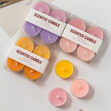 4支装香氛蜡烛，适合求婚、生日、圣诞节、万圣节、节日、冬季、房间装饰、毕业礼物