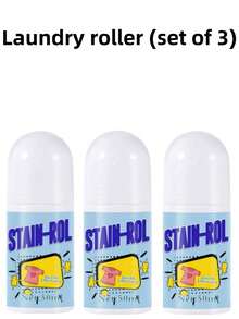 1pc (50ml) / 2pcs Portable Stain Remover Roll-On, Quick Cleaning Liquid, Fabric Cleaner Tool