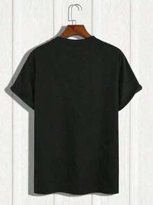 [Christmas T-Shirt]Merry Christmas Grinchs T-Shirt,Merry Christmas Holiday T-Shirt, Offensive Christmas Gift Tops, Casual T-Shirt For Everyday Wear, Casual Outings Women's And Men's T-Shirt,Featuring A Round Neck Design. It'S Fashionable And Comfortable, Perfect For Everyday Casual Wear - Black - View 3