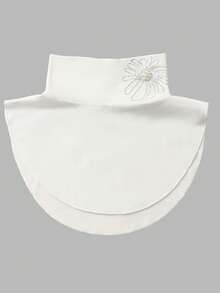 1pc Women Solid Color High Neck Detachable Turtleneck Collar, Fashion Versatile Warm Accessory, Suitable For Casual Wear In Autumn/Winter