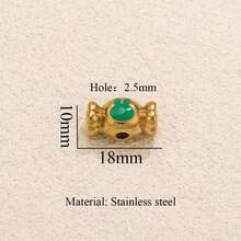 1件不锈钢时尚吊坠，玫瑰、冰淇淋、糖果、心形，DIY珠宝配件，项链耳环，不锈钢女士珠宝吊坠 - 吊墜19 - 查看 21