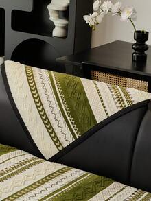 غطاء وسادة أريكة لجميع المواسم، وسادة مقعد أريكة حديثة بسيطة مانعة للانزلاق، غطاء أريكة مقاوم للغبار وقابل للغسيل، أخضر فاتح ناعم وثابت اللون، واقي صديق للحيوانات الأليفة مناسب لغرفة النوم والمكتب وغرفة المعيشة والأريكة على شكل L والأريكة ذات 1/2/3/4 مقاعد - أخضر - مشاهدة 7