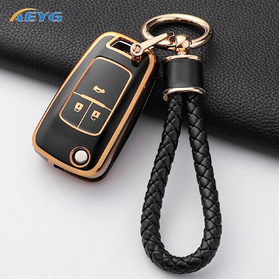 Móc khóa gập bằng TPU cho Chevrolet Cruze, Impala, Camaro, Garna, Equinox, Volt, Yakista, AVEO, Impala, GMC Terrain - Chevrolet A - Xem 1