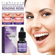 EELHOE Tooth Gem Decorative Glue Long-Lasting Waterproof DIY Fashionable Jewelry Bonding Teeth Gems Light Cured Adhesive Glue Suitable For Popular Teeth Gems - 無色 - 查看 10