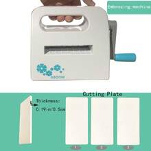 Mini Version (Approximately 16.5*7.8 Cm) Die-Cutting Machine, Manual Embossing Machine For Scrapbooking Beginners (Blue)