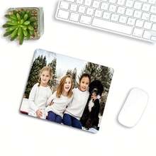 1pc Customizable Gaming Mouse Pad, Non-Slip Rubber Base, Rectangular, Durable Desk Mat, Suitable For Computer And Office Use, Gaming Desk Accessory | Fun Workspace Item | Durable Rubber Pad