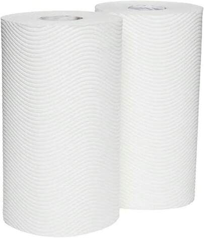 Viva Kitchen Towel, White (Carton Of 12)