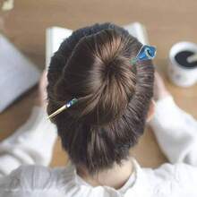 Hair Rings & Charms - Azul, (Peacockblue) - View 6