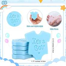 60pcs Newborn Baby Gender Reveal Party Event Exclusive Gift Set Suitable For Baby Shower And Themed Party