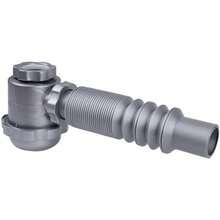 UREA 3731G Maceta Grande de Césped Flexible sin Cesta de Contrapedal, Trampa de Drenaje con Tubo Flexible, Drenaje de Cocina, Plástico - 1 - Ver 1