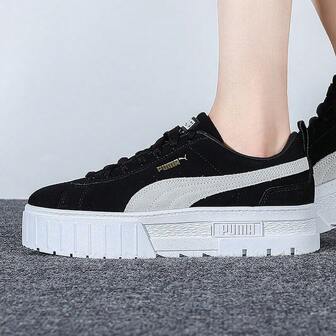  Puma Thick-Soled Comfortable And Wear-Resistant Low-Top Sneakers 380784-01