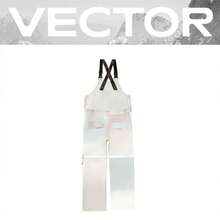 VECTOR MOTION GLOW经典直筒滑雪背带裤，男女通用，弹性面料，防水，耐磨，防风，透气，保暖，适用于单板/双板滑雪 - 霧霾藍 - 查看 12