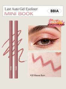 2pcs Automatic Gel Eyeliner Pencil, 20 Color Shades, MAUVE BURN, Gel Eyeliner Pencil, 19 Colors, Quick Dry Smudge-Proof Long-Lasting Super Smooth Eyeliner Pencil, Eyeshadow And Glitter, Multifunctional Lip Liner And Contour Pencil, Korean Eye Makeup, Korean Cosmetics, Holiday Gift, Mother's Day Gift, 0.3g/0.01oz - Two packs 20 - 查看 1