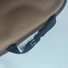 Cojín para respaldo de asiento de coche, suave y transpirable para todas las estaciones, mejora la comodidad del asiento, previene la sudoración de la espalda, mejora la comodidad de conducción, adecuado para conducción autónoma/viajes de larga distancia/viajes de negocios, diseño de partículas de silicona antideslizante, fácil instalación y extracción.