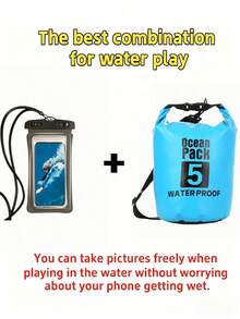 这款最新款女士户外防水包有2升/5升/10升/15升四种容量可选。采用耐用防刮PVC材质，这款多功能女士户外斜挎包是一款大容量防水背包，适合潜水、漂流、游泳、海滩活动、峡谷探险、徒步旅行和其他户外活动，满足各种户外收纳需求。也可用于存放泳池玩具、露营用品、露营必备品、旅行必备品、露营装备，是馈赠亲友的理想之选。