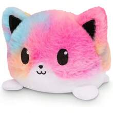 Reversible Plushie - Orange - Cute Sensory Fidget Stuffed Animals That Show Your MoodToy Party Gifts - 紮染 - 查看 3